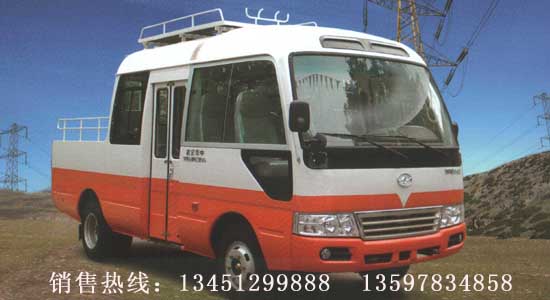 江淮6米9座汽油機電力工程車(chē)（國四）